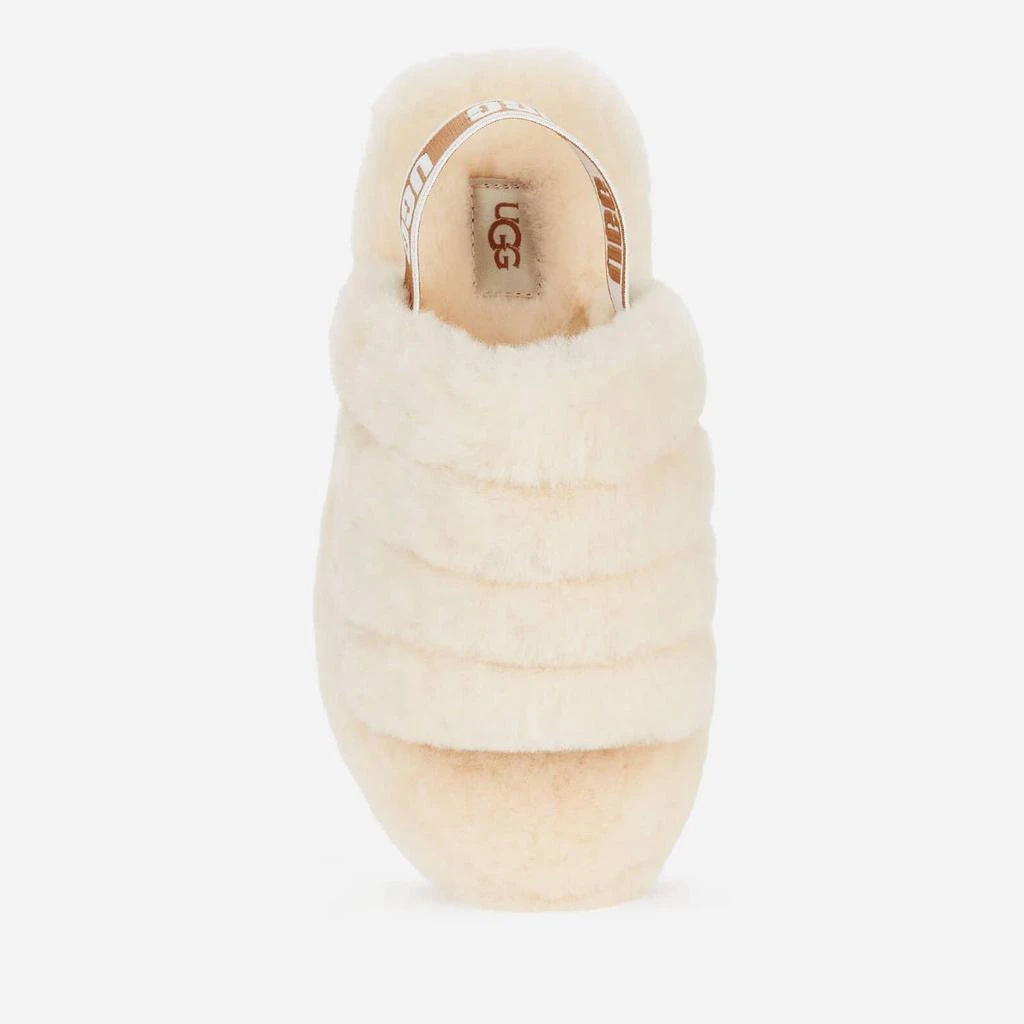 商品UGG|UGG Kids' Fluff Yeah Slide Slippers - Natural,价格¥326,第3张图片详细描述