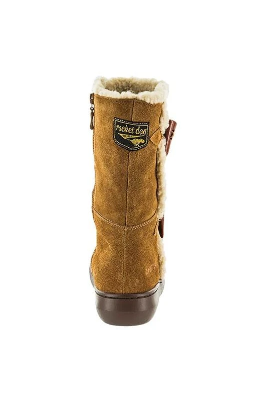 商品Rocket Dog|Womens Slope Mid Calf Winter Boot (Chestnut),价格¥673,第2张图片详细描述