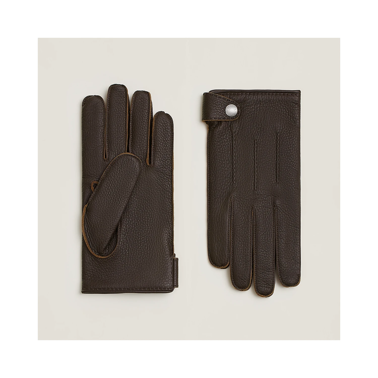 商品Hermes|【预售】 爱马仕 24秋冬 男士 手套 Gants Hubert H232086G 4A,价格¥8799,第1张图片