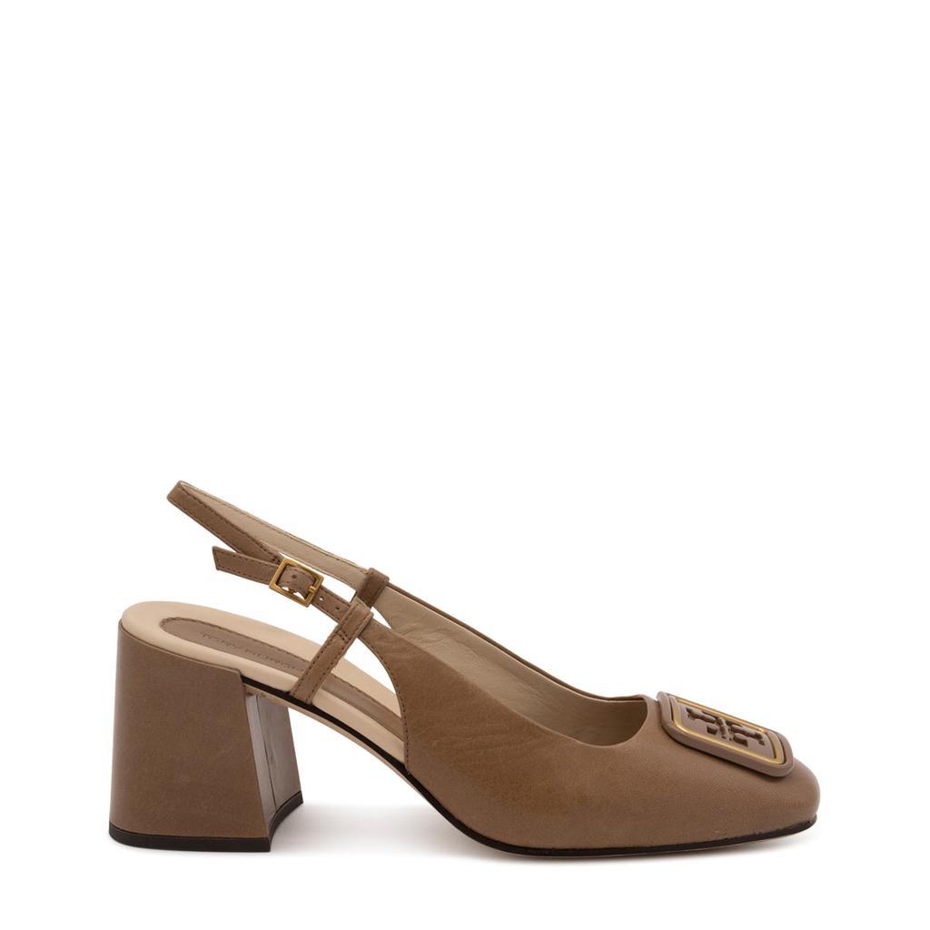 商品Tory Burch|Tory Burch With Heel Beige,价格¥2242,第1张图片