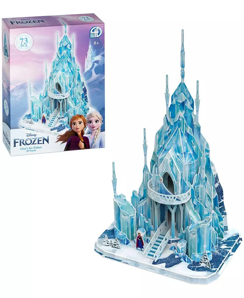 商品University Games|4D Cityscape Disney Frozen Elsa's Ice Palace 3D Puzzle, 73 Pieces,价格¥262,第4张图片详细描述