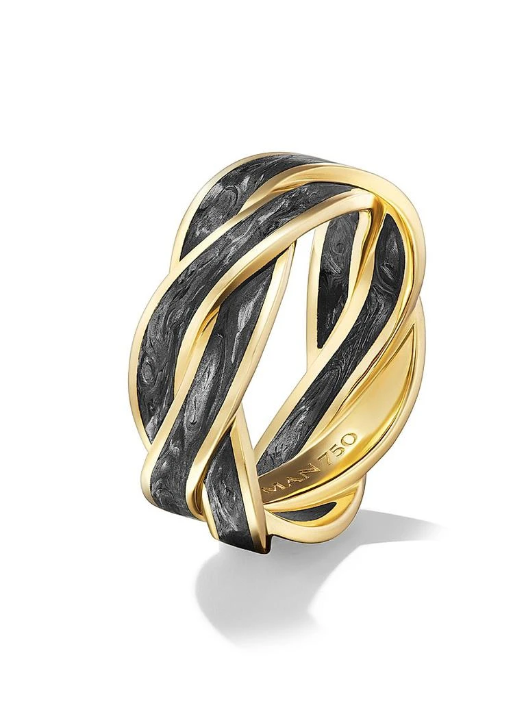 商品David Yurman|DY Helios™ Band Ring in 18K Yellow Gold,价格¥31067,第3张图片详细描述