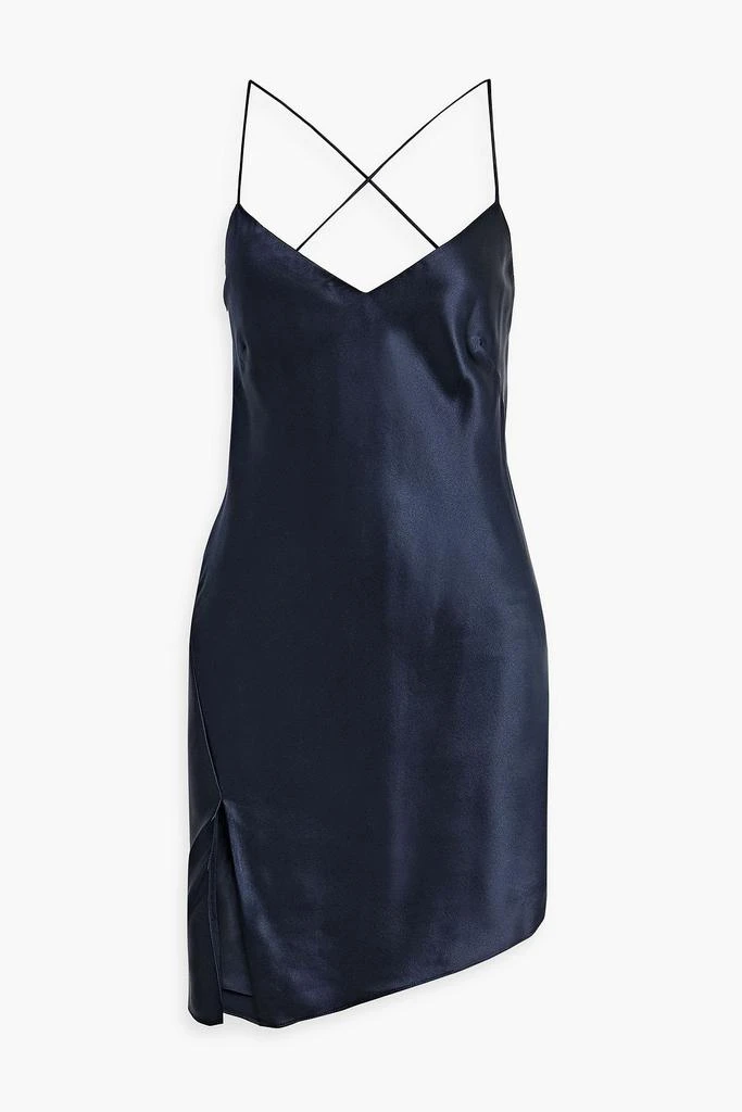 商品Michelle Mason|Silk-satin mini slip dress,价格¥1084,第1张图片