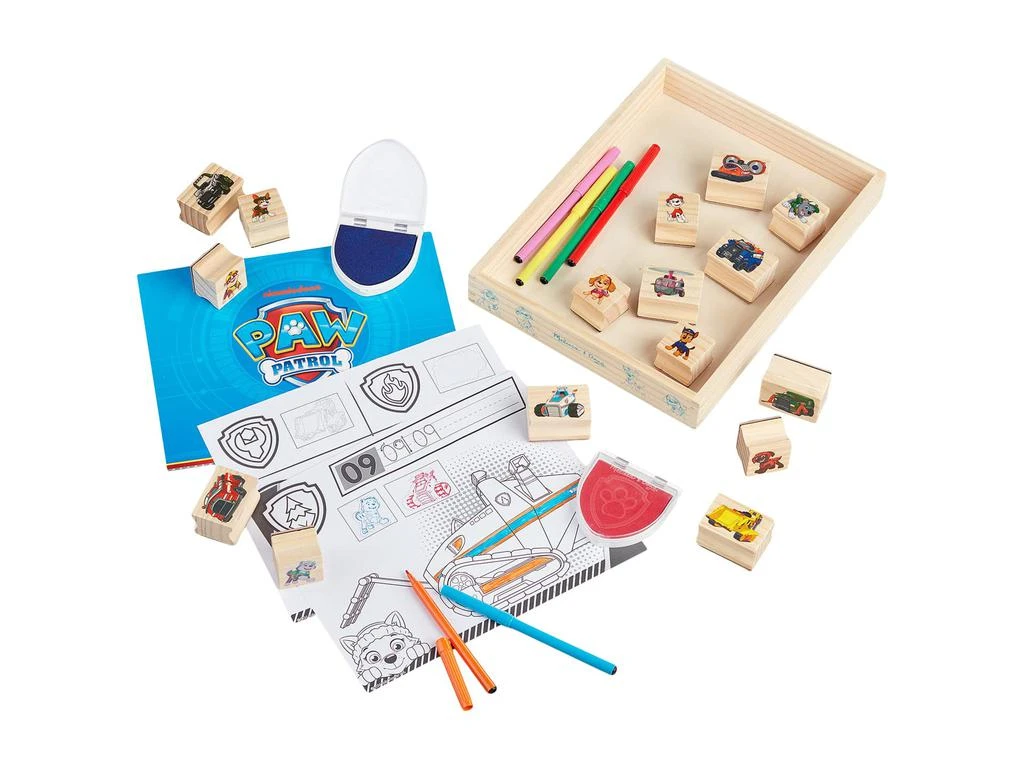 商品Melissa & Doug|Paw Patrol Wooden Stamps Activity Set,价格¥156,第1张图片