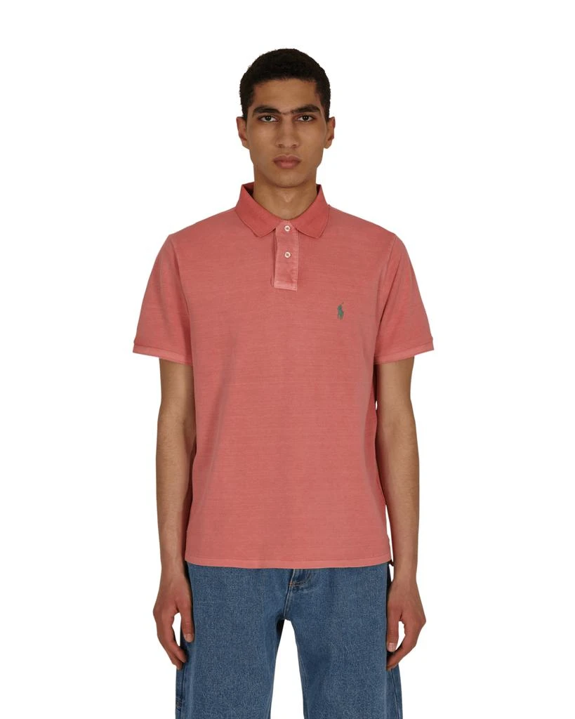 商品Ralph Lauren|Custom Slim Fit Polo Shirt Pink,价格¥323,第1张图片