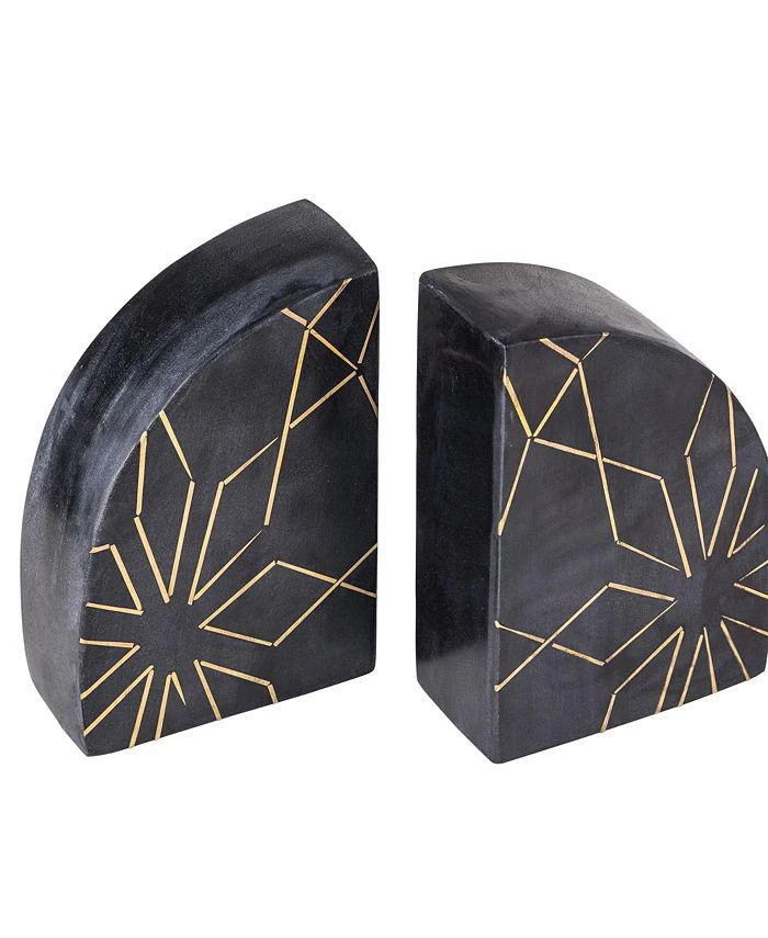 商品GAURI KOHLI|Enchant Black Marble Bookends, Set of 2,价格¥333,第1张图片
