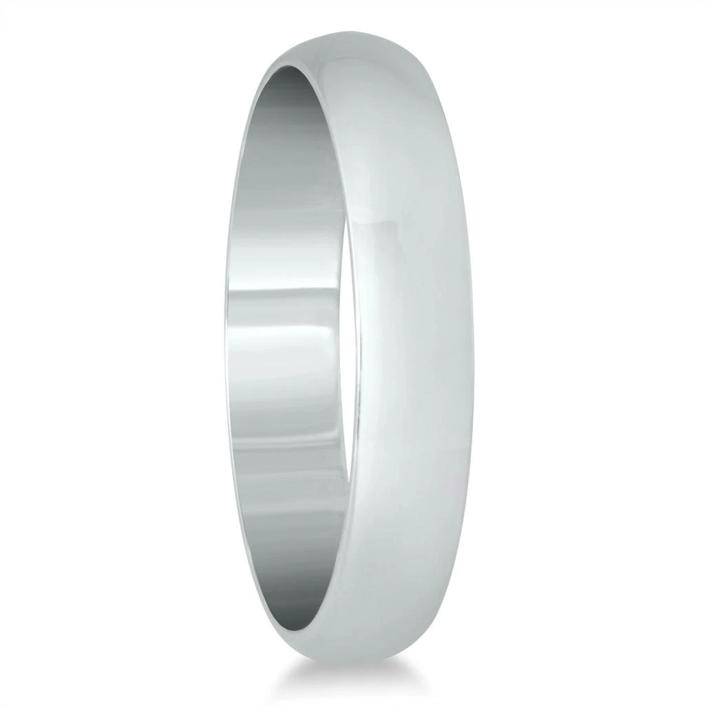 商品SSELECTS|3Mm Domed Wedding Band In 14K White Gold,价格¥1683,第2张图片详细描述