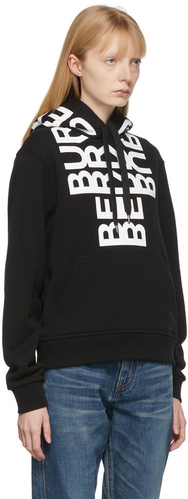商品Burberry|Black Poulter Logo Hoodie,价格¥5793,第4张图片详细描述