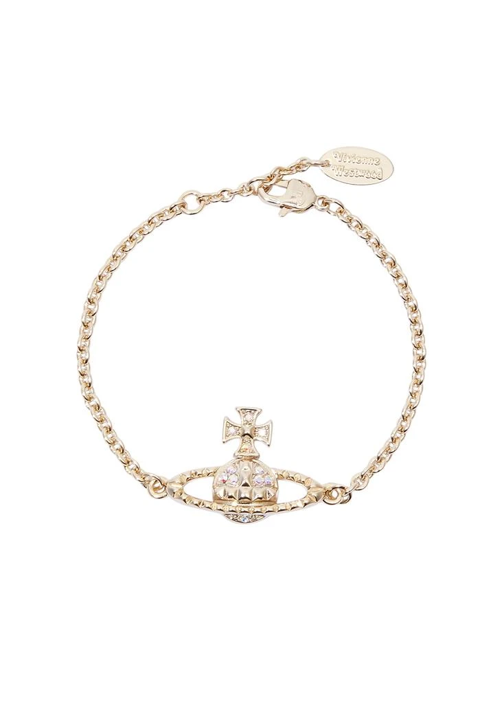 商品Vivienne Westwood|Mayfair Bas Relief gold-tone orb bracelet,价格¥880,第1张图片