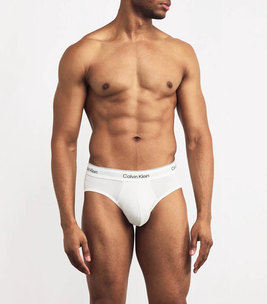 商品Calvin Klein|Cotton Stretch Icon Hip Briefs (Pack of 3),价格¥398,第2张图片详细描述