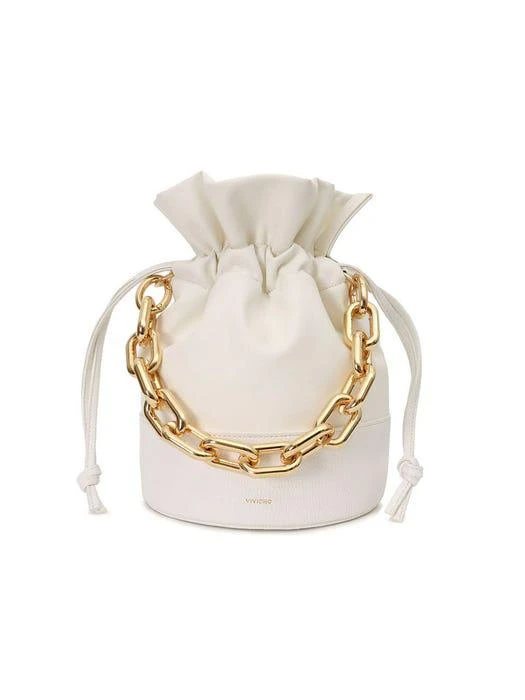 商品VIVICHO|Candy Bucket Bag -  White,价格¥944,第1张图片