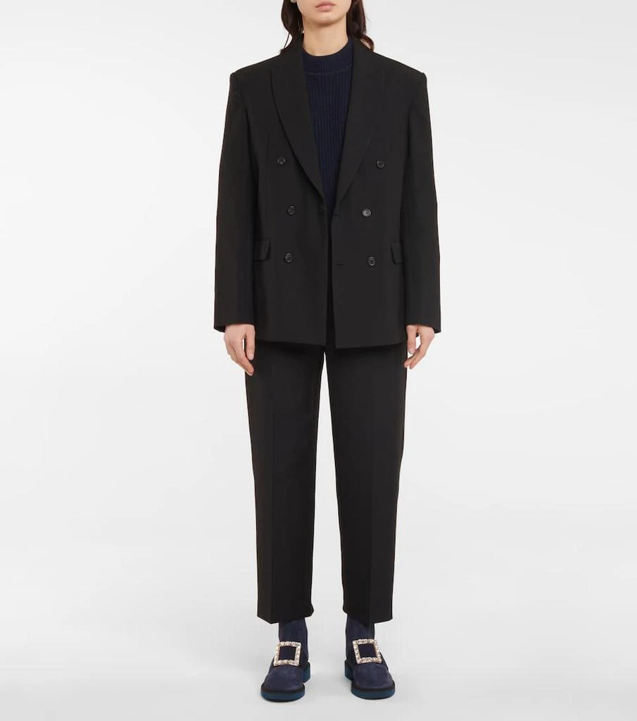 商品Roger Vivier|Viv’ Rangers Strass suede Chelsea boots,价格¥14793,第2张图片详细描述