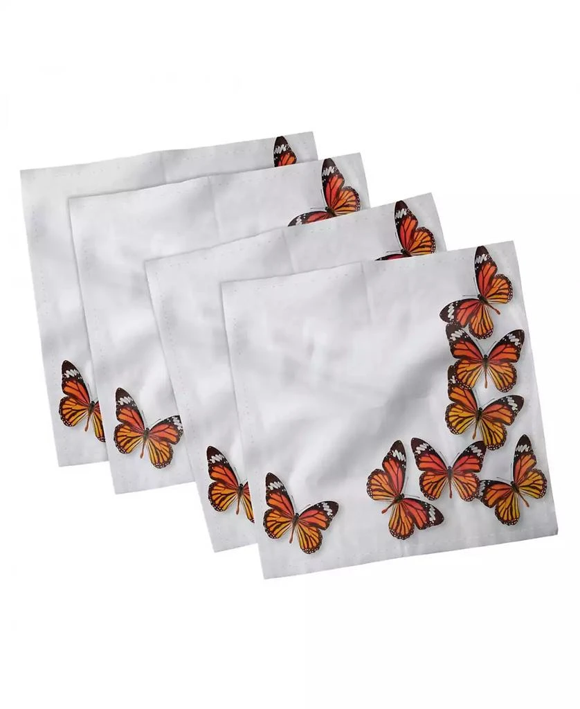 商品Ambesonne|Butterflies Set of 4 Napkins, 12" x 12",价格¥155,第1张图片