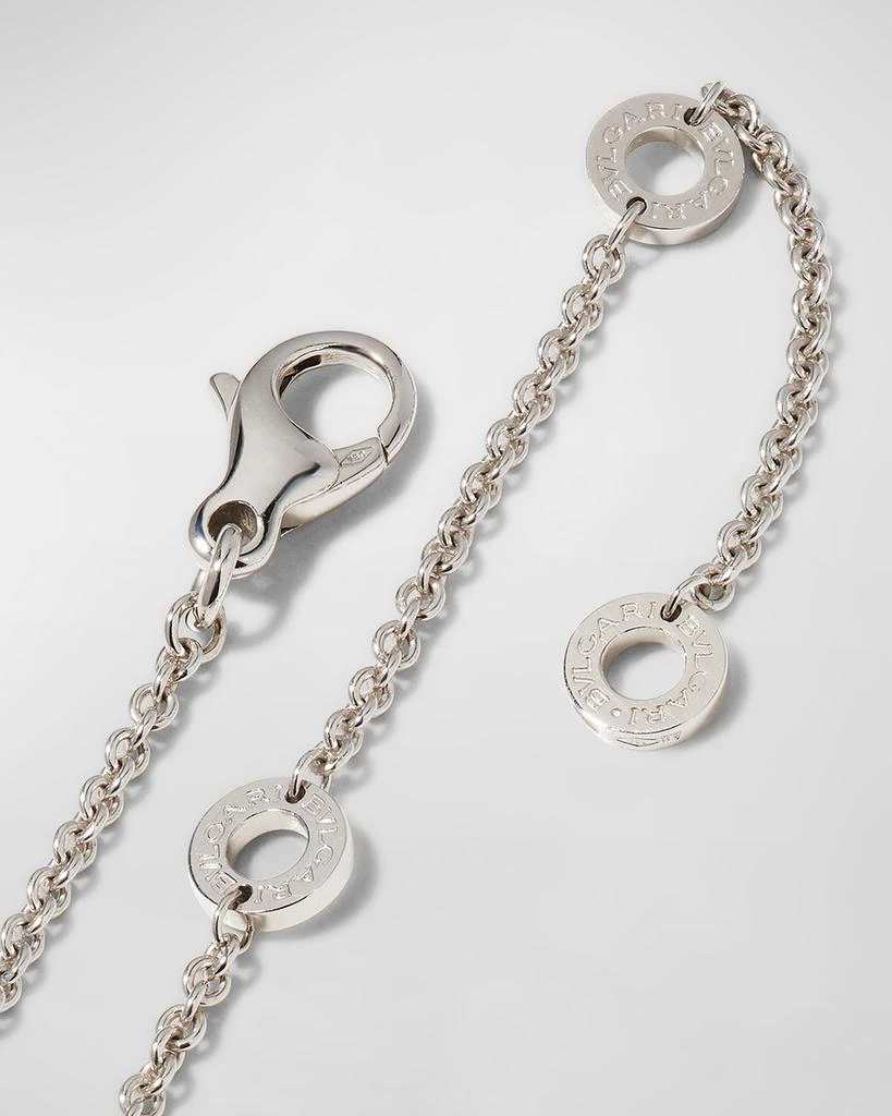 商品BVLGARI|B.Zero1 18k White Gold Diamond Pave Charm Necklace,价格¥46776,第4张图片详细描述