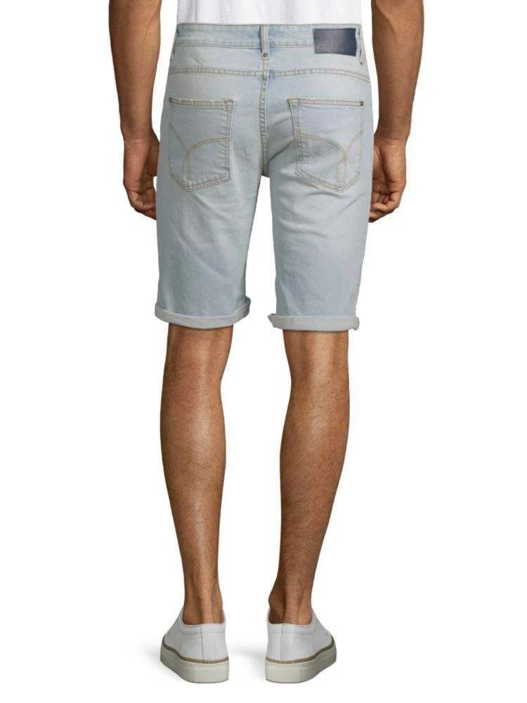 商品Calvin Klein|Whiskered Denim Shorts,价格¥198,第2张图片详细描述
