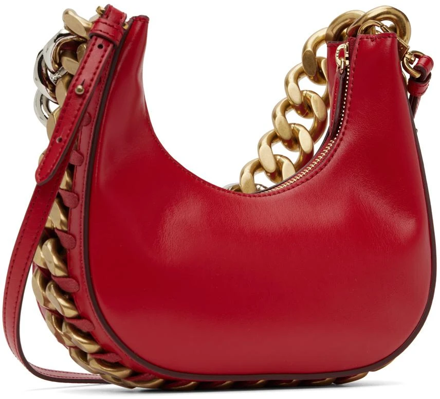 商品Stella McCartney|Red Mini Frayme Shoulder Bag,价格¥6931,第3张图片详细描述