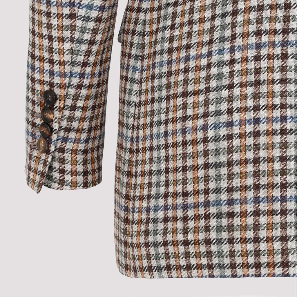 商品Brunello Cucinelli|BRUNELLO CUCINELLI  HOUNDSTOOTH PATTERN JACKET,价格¥16560,第3张图片详细描述