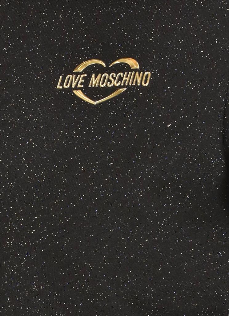Love Moschino Allover Glitter Zipped Hoodie商品第5张图片规格展示