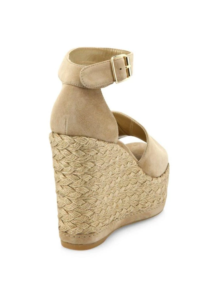 商品Stuart Weitzman|Sohojute Suede Espadrille Wedge Sandals,价格¥1364,第2张图片详细描述