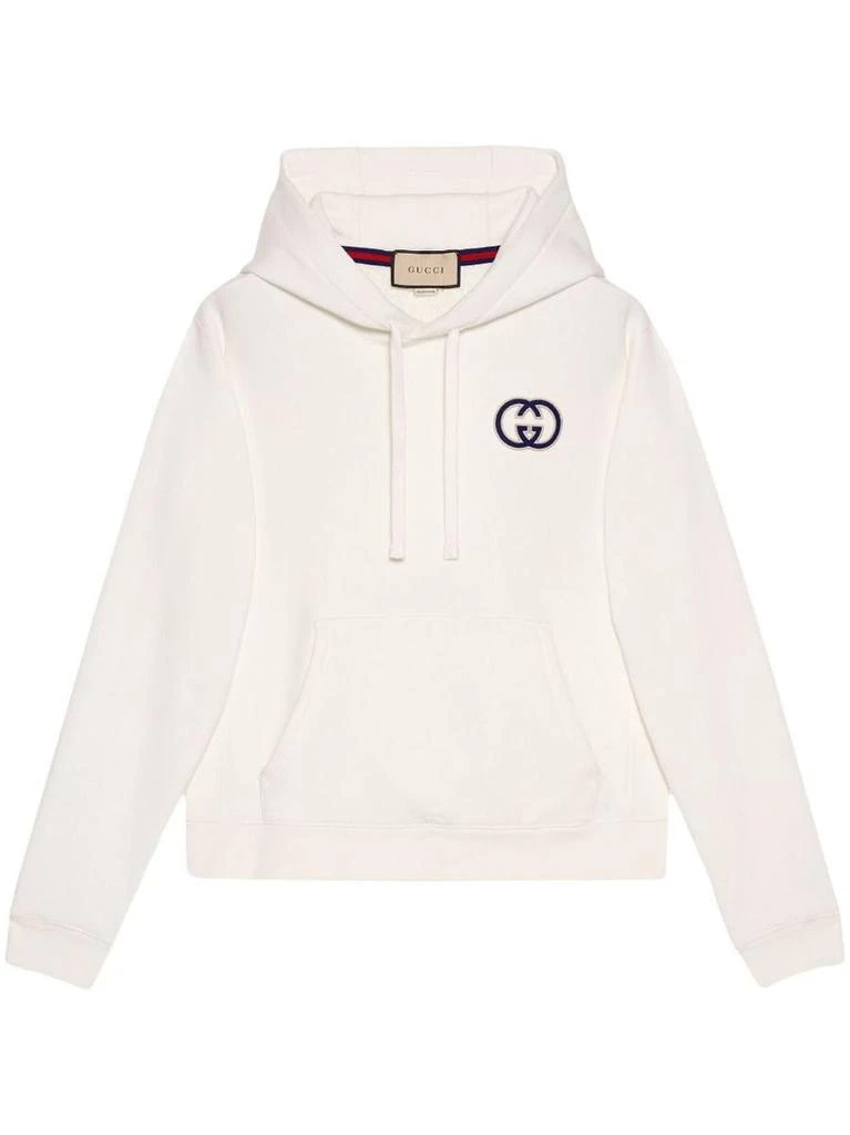 商品Gucci|GUCCI Logo cotton hoodie,价格¥7089,第1张图片