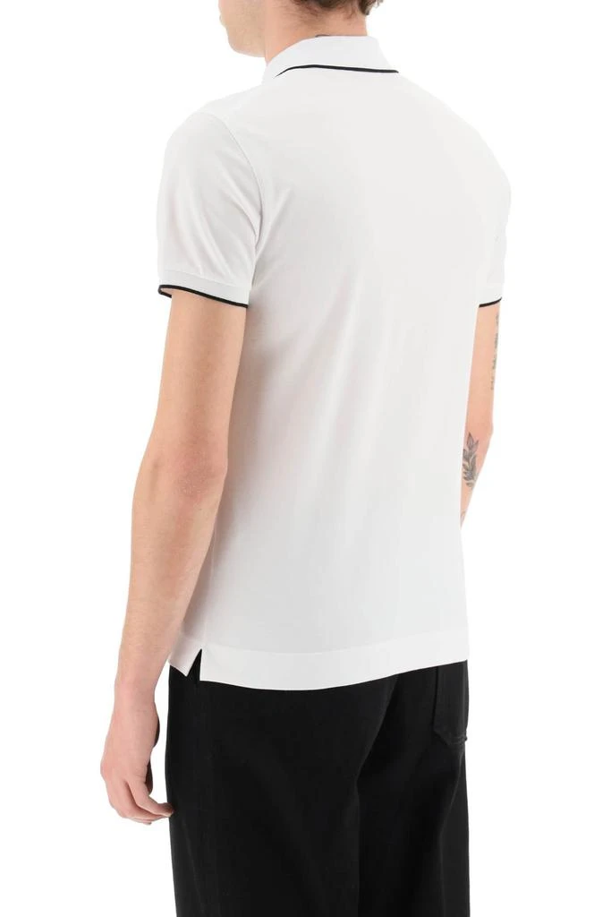 商品Zegna|Zegna logoed cotton polo shirt,价格¥889,第3张图片详细描述