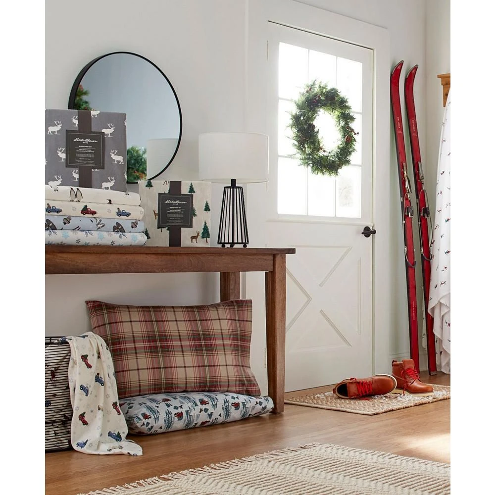 Ski Patrol Cotton Flannel 3-Piece Sheet Set 商品