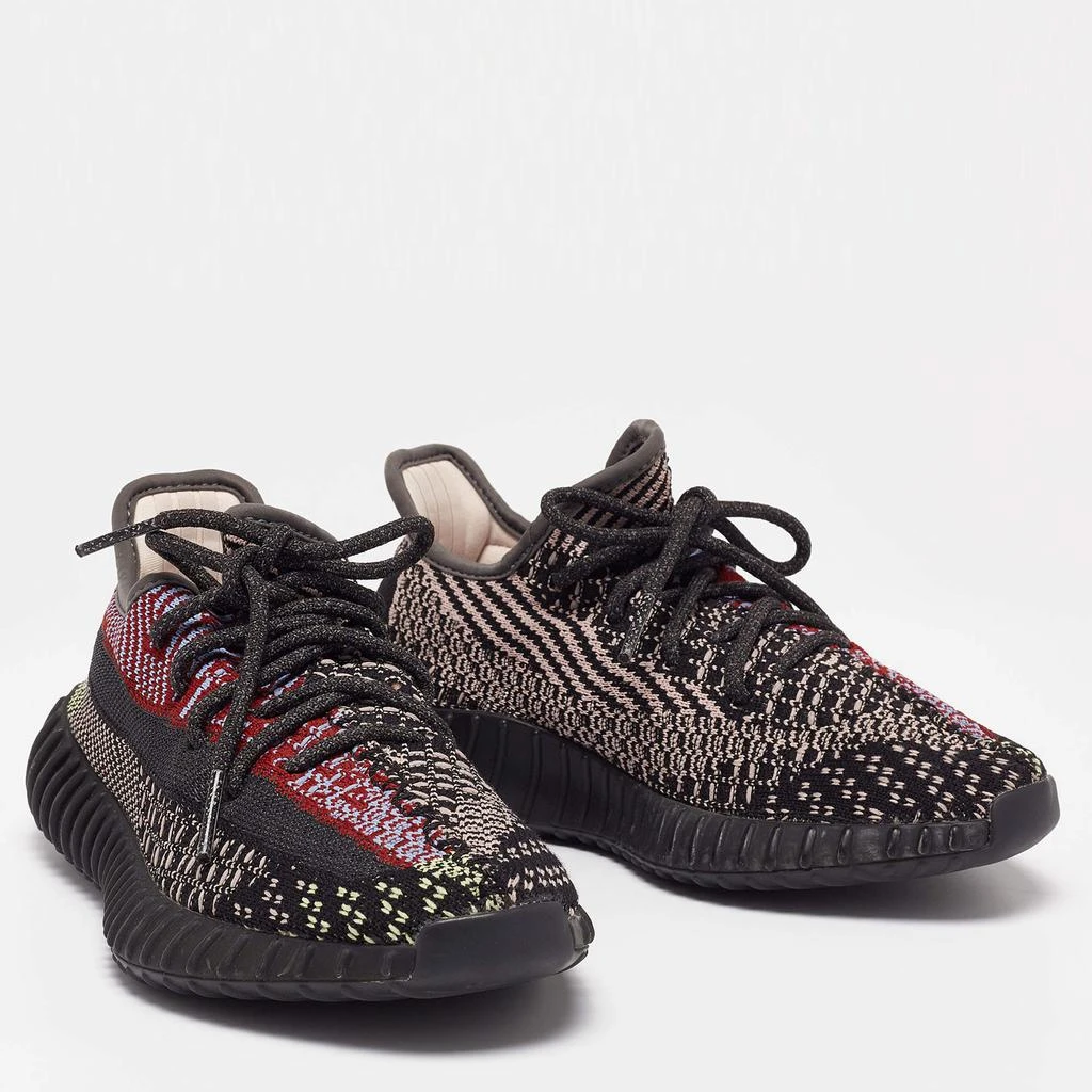 商品[二手商品] YEEZY|Adidas Yeezy Boost Multicolor Knit Fabric And Mesh 350 V2 Yecheil (Non-Reflective) Sneakers Size 37 1/3,价格¥2947,第4张图片详细描述