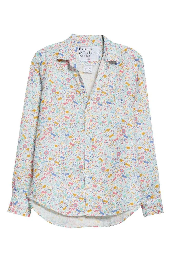 商品Frank & Eileen|Floral Print Linen Button-Up Shirt,价格¥717,第5张图片详细描述