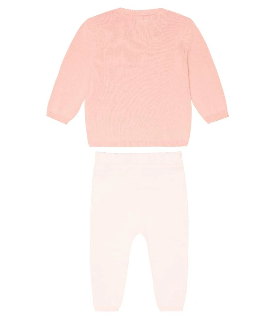 商品Kenzo|Baby logo cotton sweater and pants set,价格¥667,第4张图片详细描述