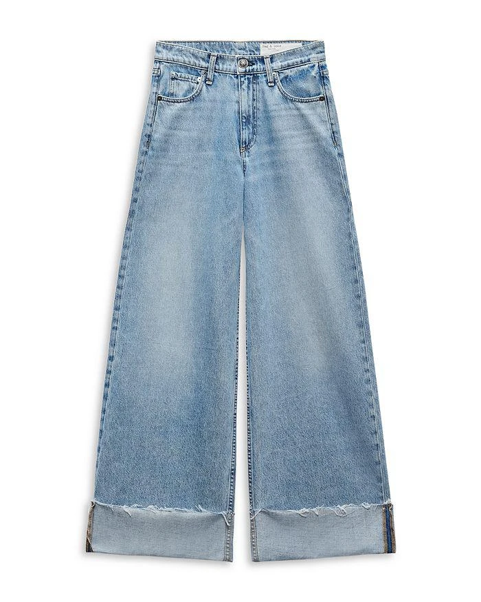 Sofie High Rise Wide Leg Cuffed Jeans in Mari 商品