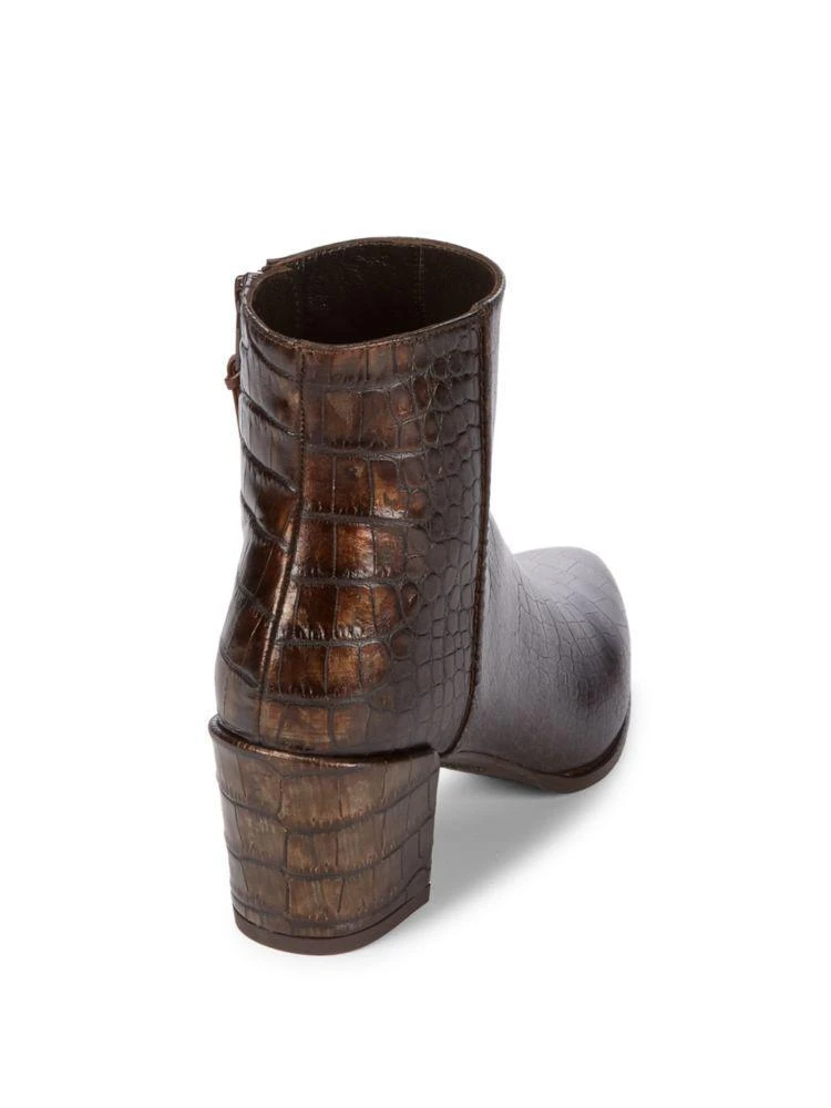 商品Stuart Weitzman|Zepher Crocodile Booties,价格¥1887,第2张图片详细描述