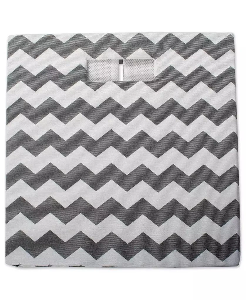 商品Design Imports|Chevron Stripe Polyester Storage Bin,价格¥172,第4张图片详细描述