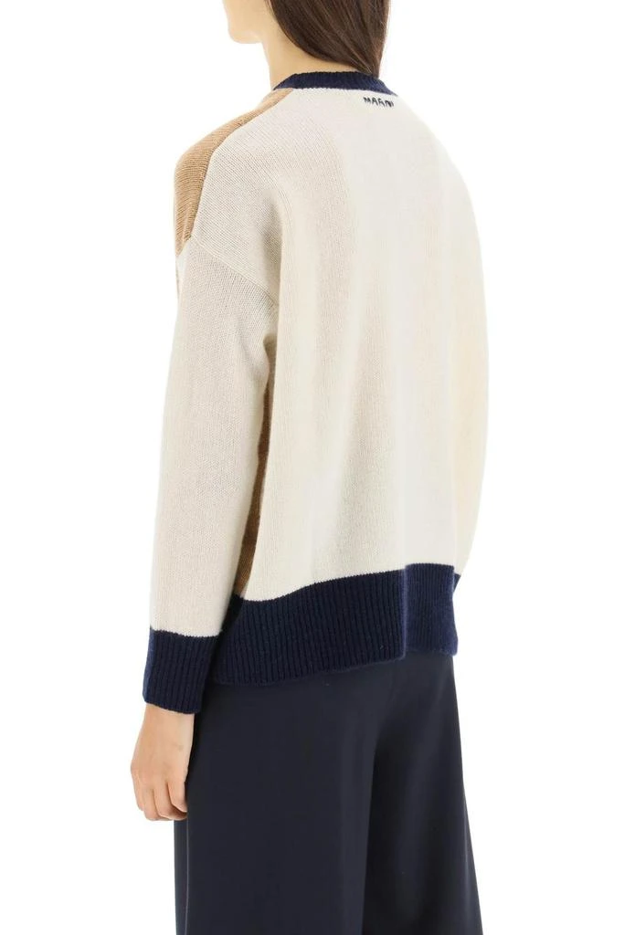 商品Marni|COLOR-BLOCK CASHMERE SWEATER,价格¥4246,第4张图片详细描述