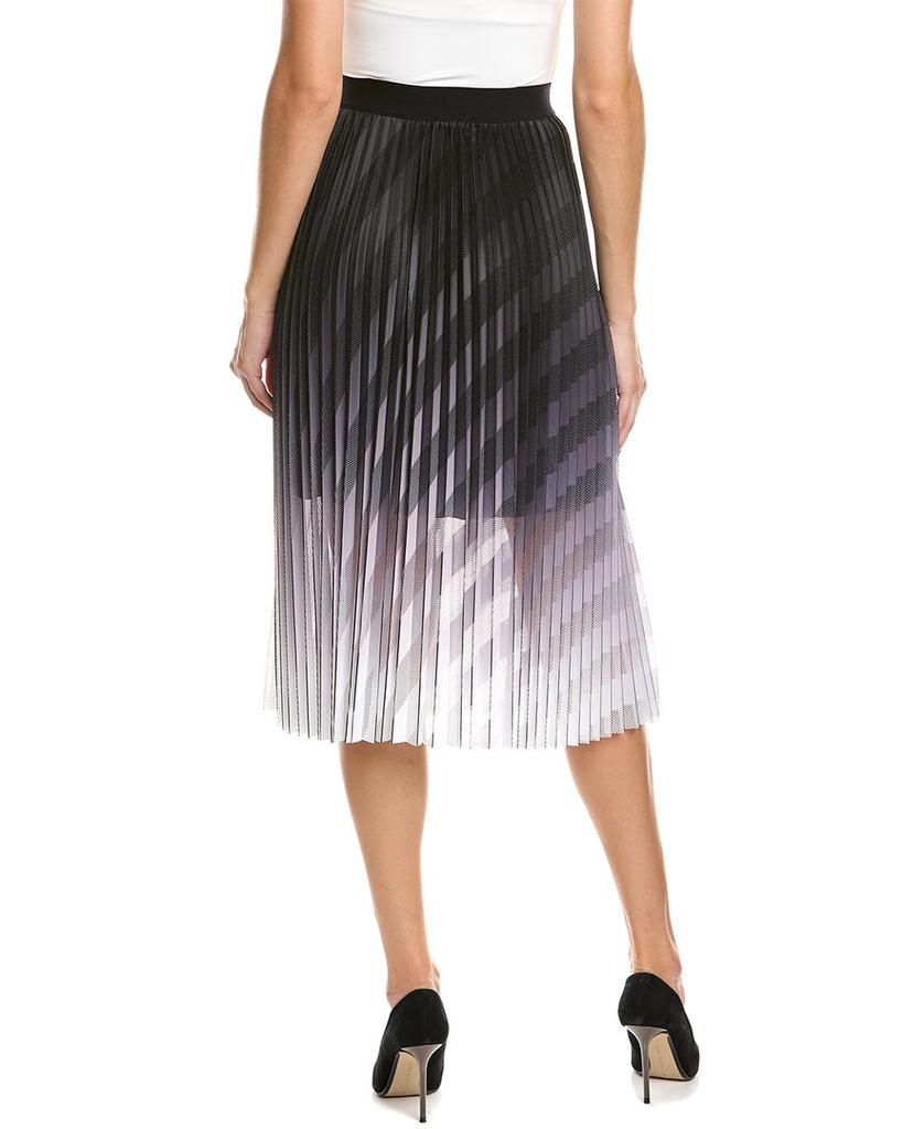 Elie Tahari Mesh Pleated Skirt商品第2张图片规格展示