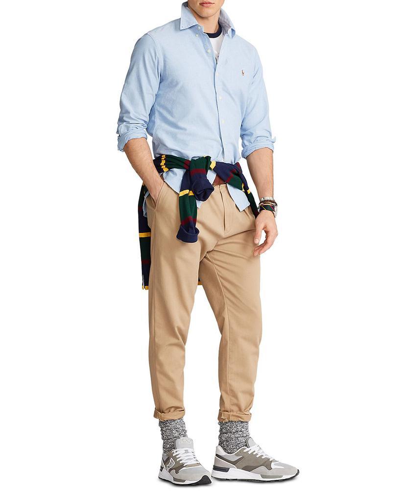 商品Ralph Lauren|Long Sleeve Cotton Oxford Button Down Shirt - Classic & Slim Stretch Fits,价格¥846,第4张图片详细描述