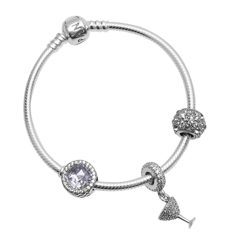 商品[国内直发] PANDORA|PANDORA 银色女士手镯 PAND00061,价格¥660,第1张图片