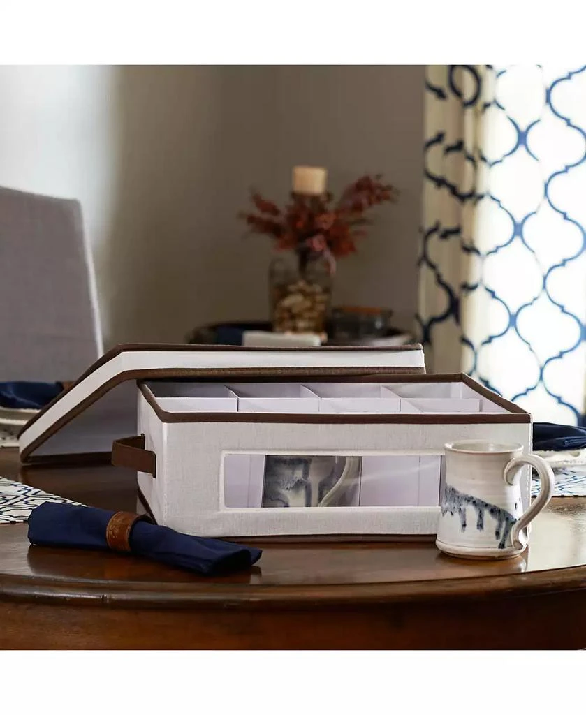 商品Household Essentials|Holiday 12 Compartments China Cup Storage Box,价格¥216,第2张图片详细描述