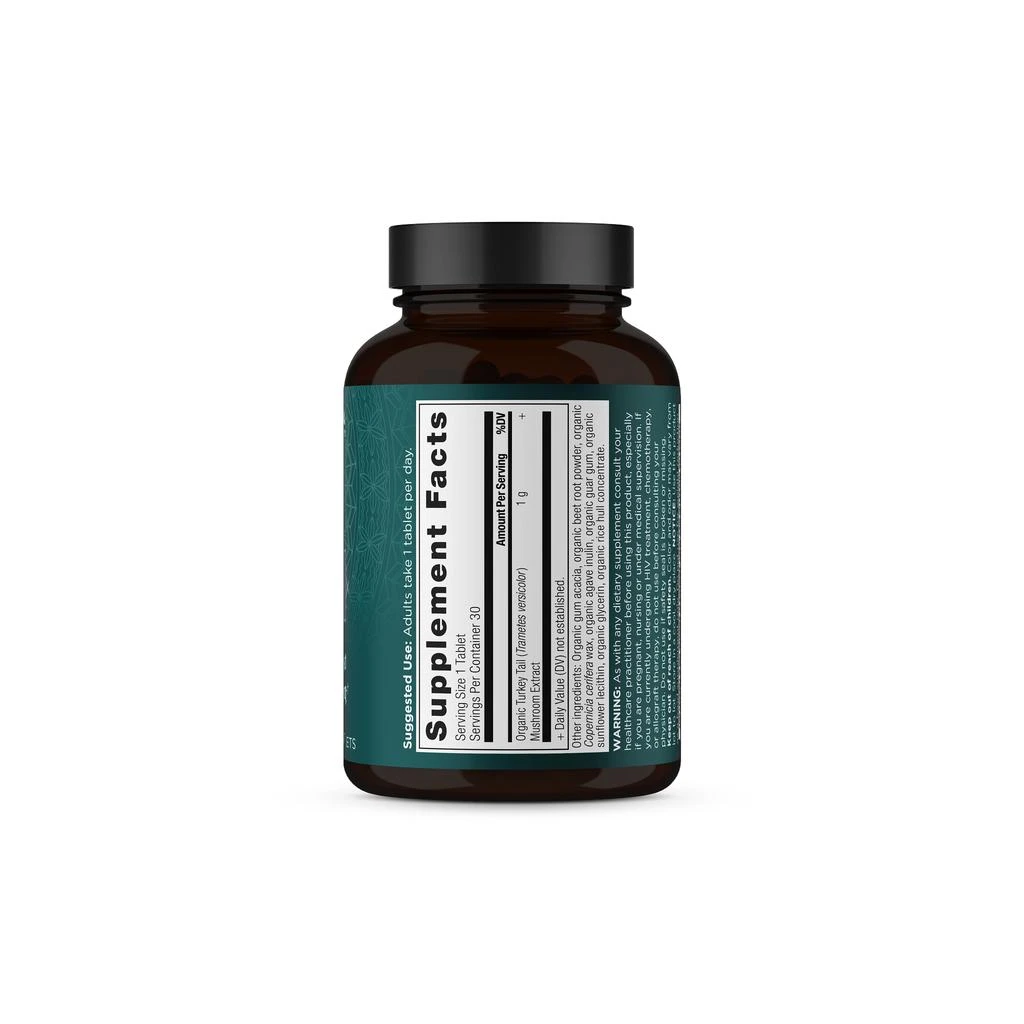 商品Ancient Nutrition|Turkey Tail Immune System Balance | Tablets (30 Tablets),价格¥227,第3张图片详细描述
