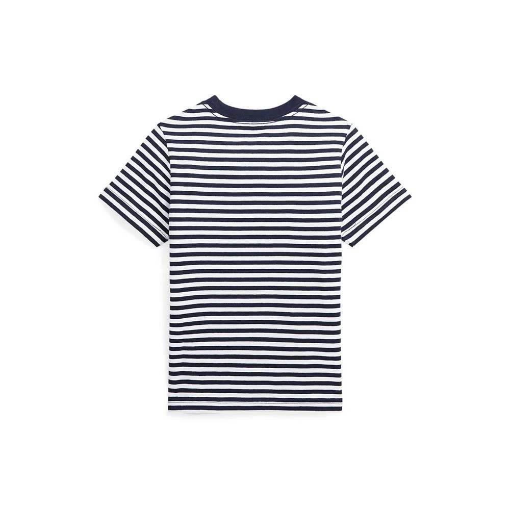 商品Ralph Lauren|Toddler and Little Boys Striped Cotton Jersey Short Sleeve T-shirt,价格¥93,第2张图片详细描述
