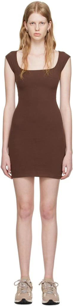 商品Gil Rodriguez|Brown 'El Tigre' Minidress,价格¥1094,第1张图片