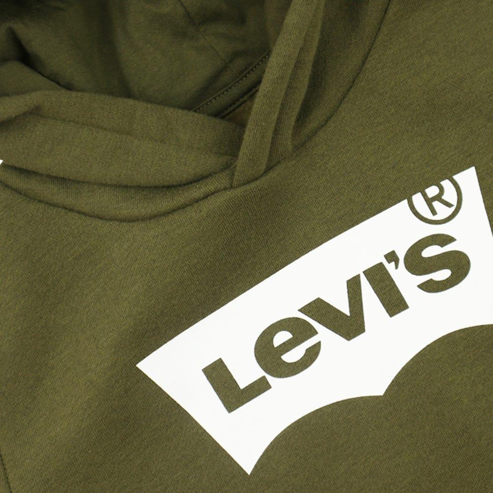 商品Levi's|Dark Olive Green Original Logo Hoodie,价格¥338,第4张图片详细描述