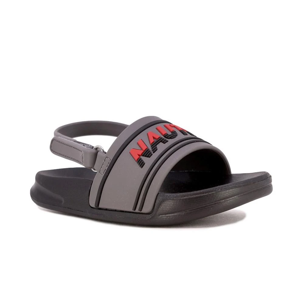 商品Nautica|Little Boys Farrington Slide Sandals,价格¥105,第1张图片