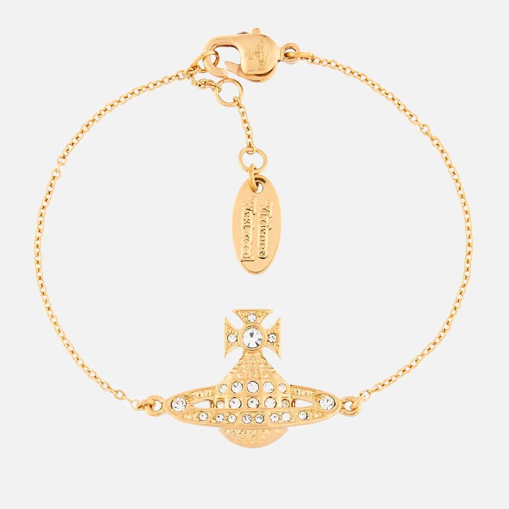Vivienne Westwood 女士米妮浅浮雕手链 - 金色商品第1张图片规格展示