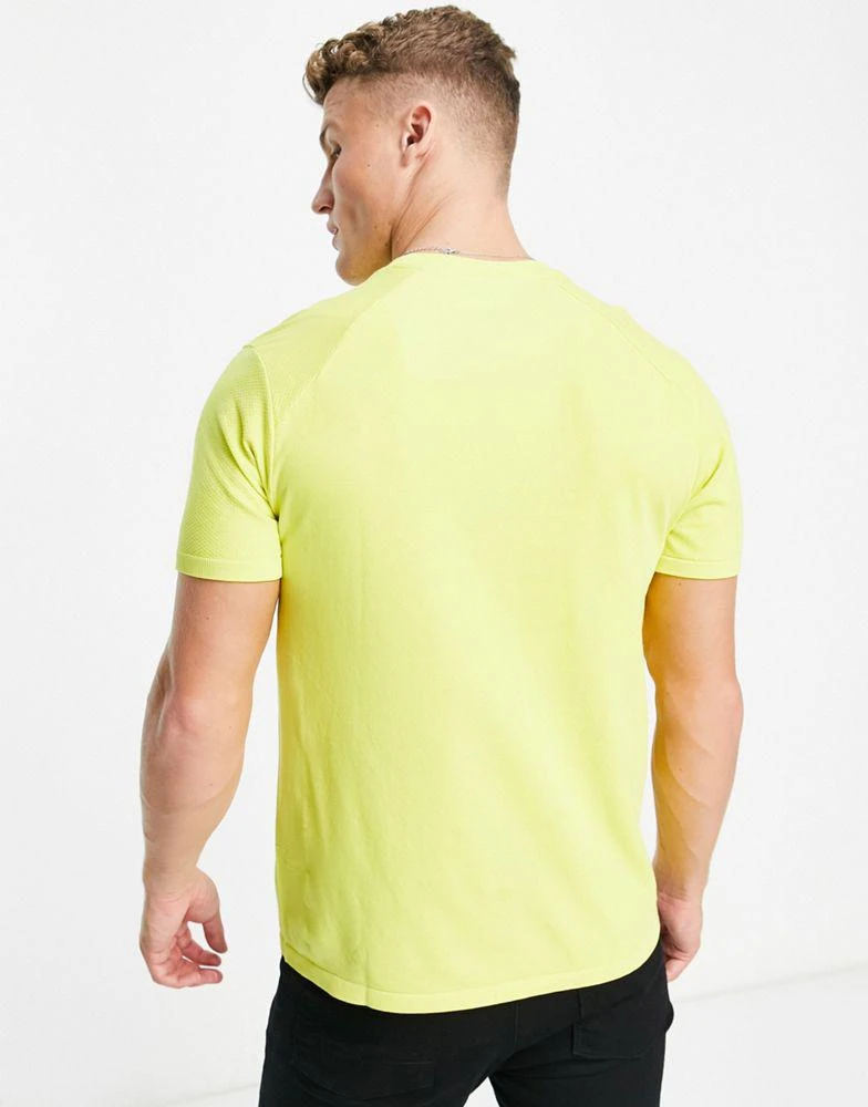 商品Lacoste|Lacoste crew neck t-shirt in yellow,价格¥479,第4张图片详细描述