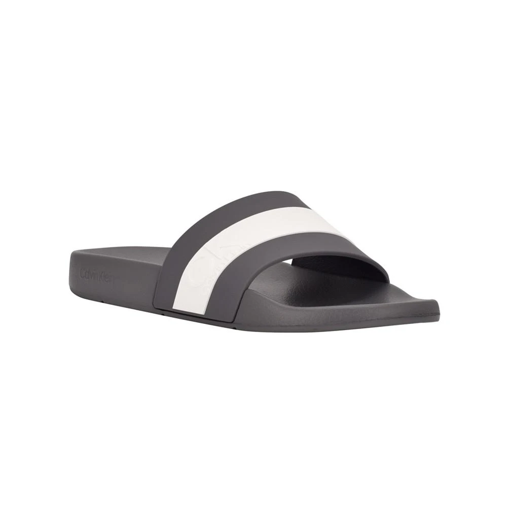 商品Calvin Klein|Men's Anshu Slide Slip-on Sandals,价格¥368,第1张图片