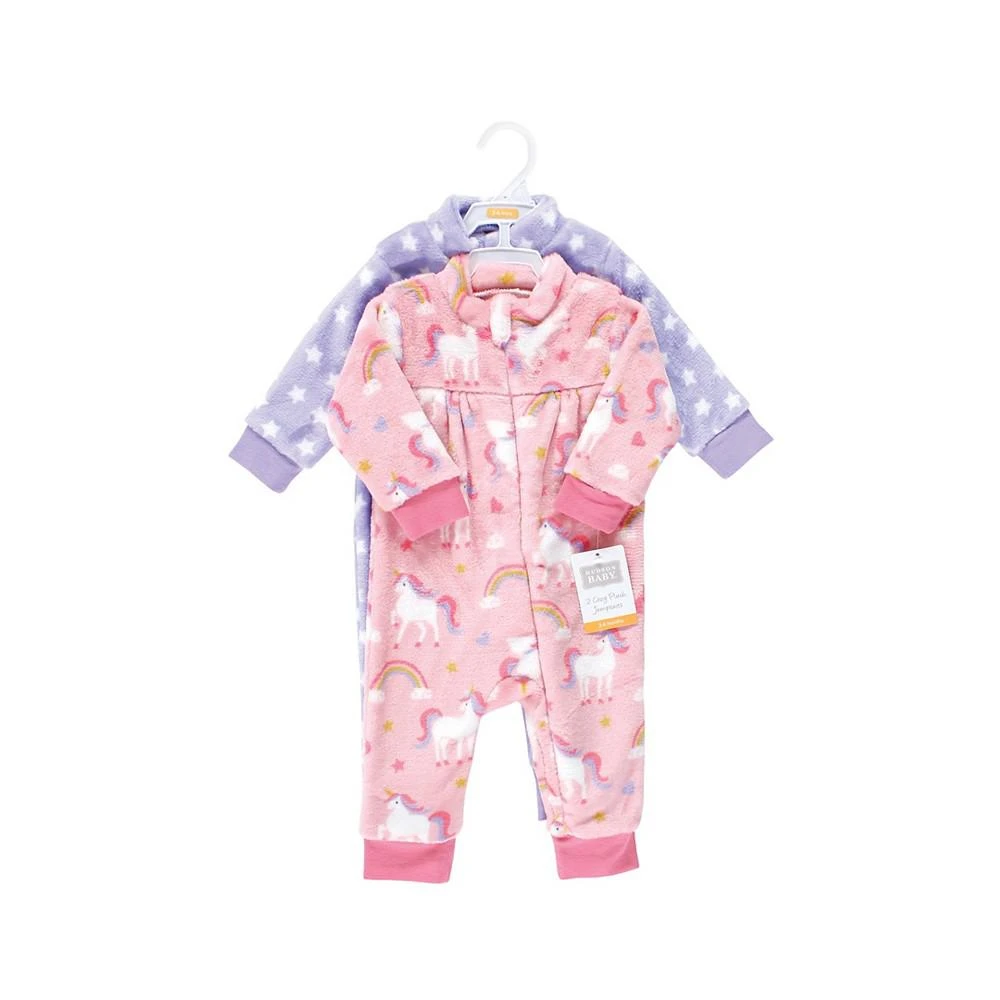 商品Hudson|Baby Girls Plush Long Sleeve Jumpsuits, Pack of 2,价格¥211,第2张图片详细描述