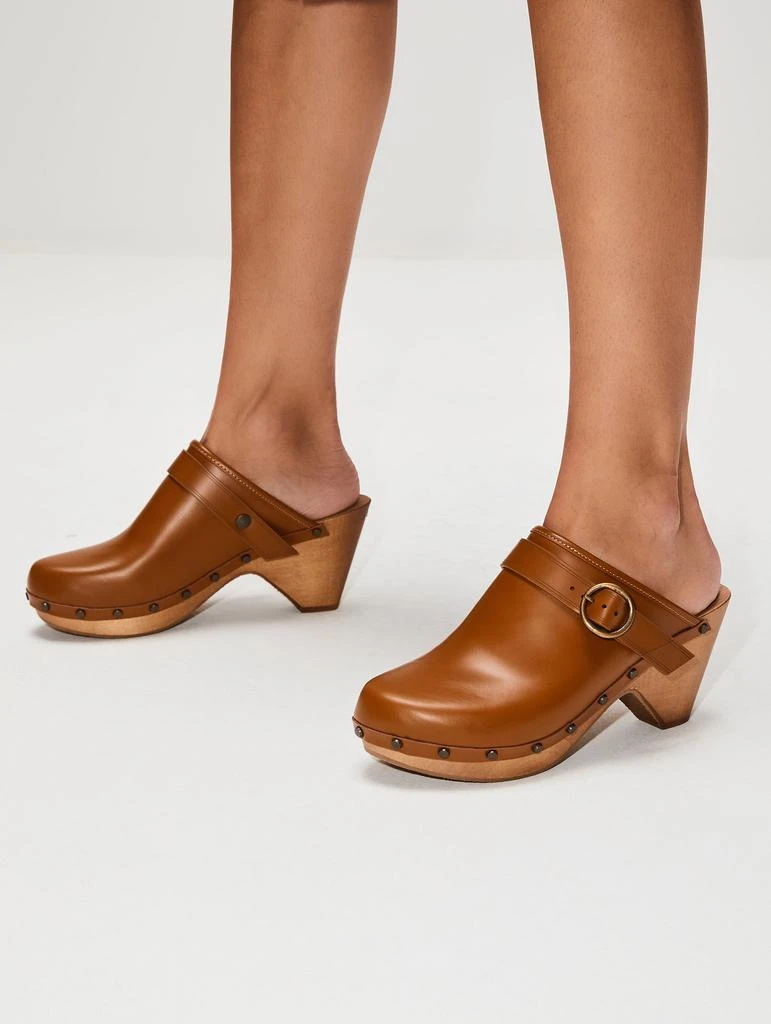 商品Isabel Marant|Titya Leather Clog 80mm,价格¥1071,第5张图片详细描述
