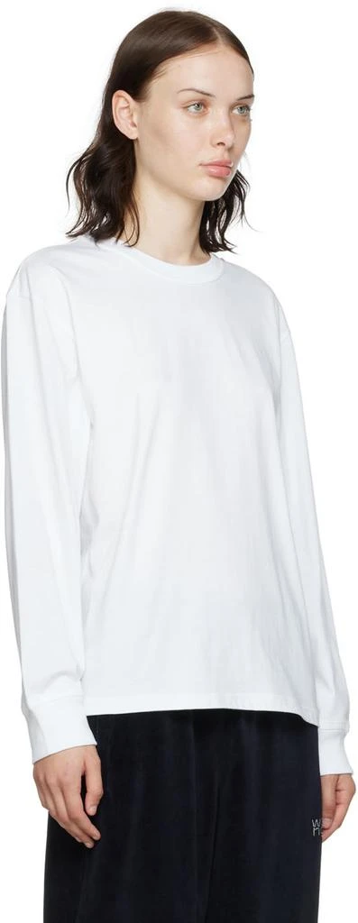 商品Alexander Wang|White Essential Long Sleeve T-Shirt,价格¥896,第2张图片详细描述