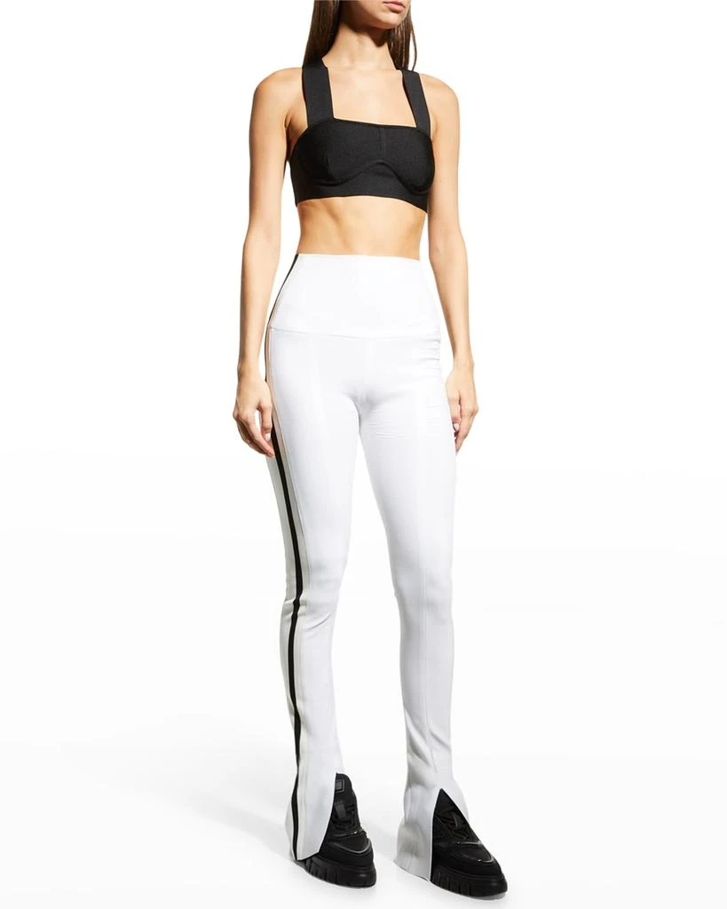 商品Norma Kamali Active|Side Stripe High-Rise Spat Leggings,价格¥495,第3张图片详细描述