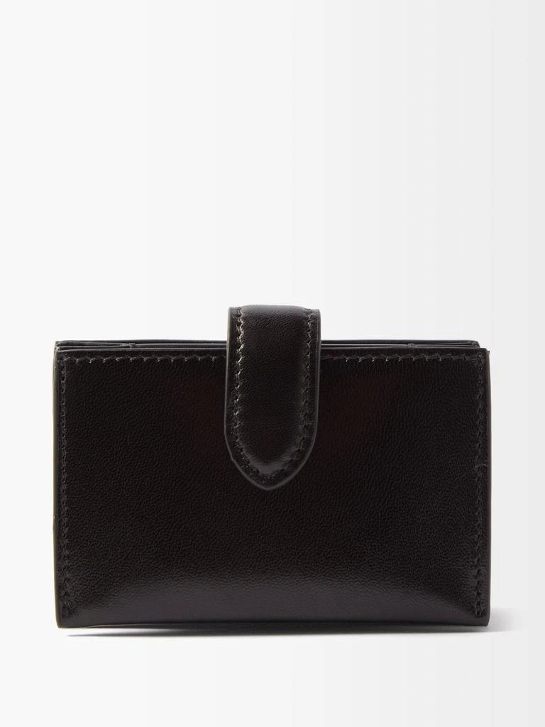 商品The Row|Logo-debossed leather cardholder,价格¥3520,第1张图片